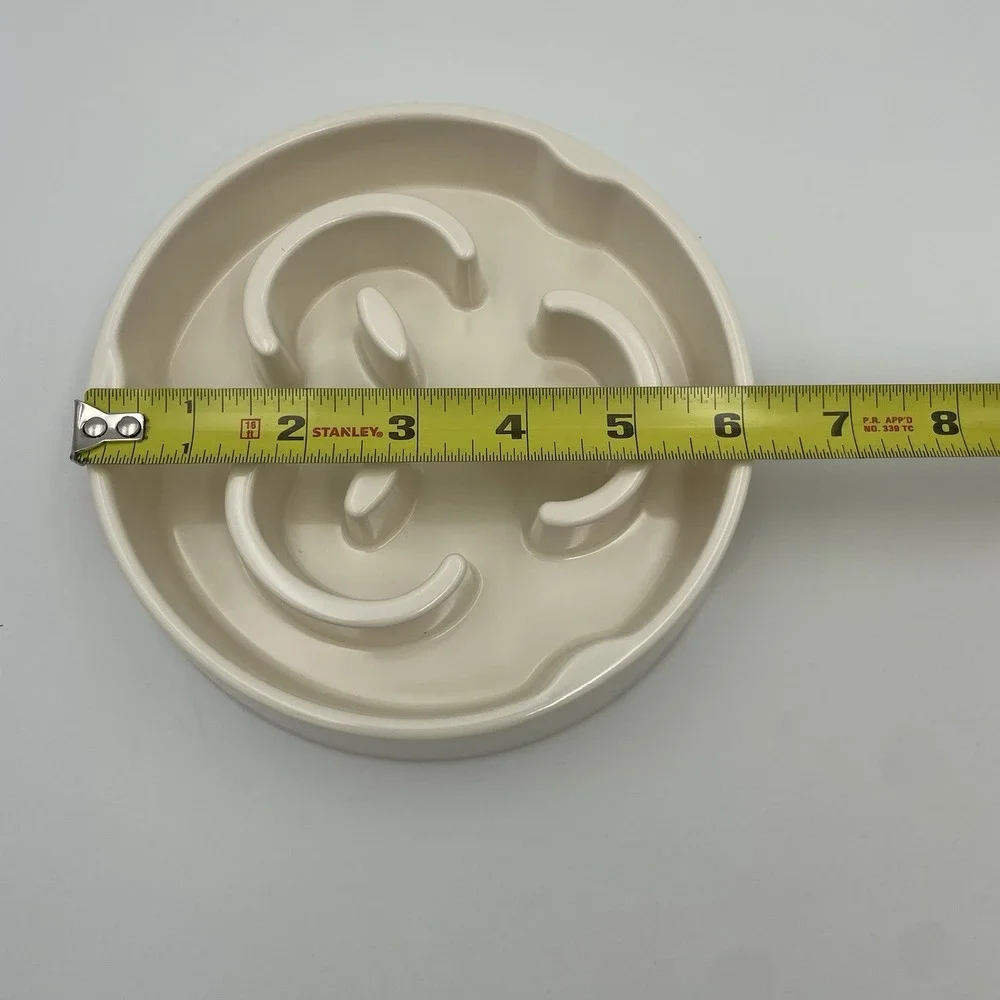 Slow Feeder Small Dog Bowl Anti-Slip Puzzle Bowl Feeder‎ Interactive Bloat Stop